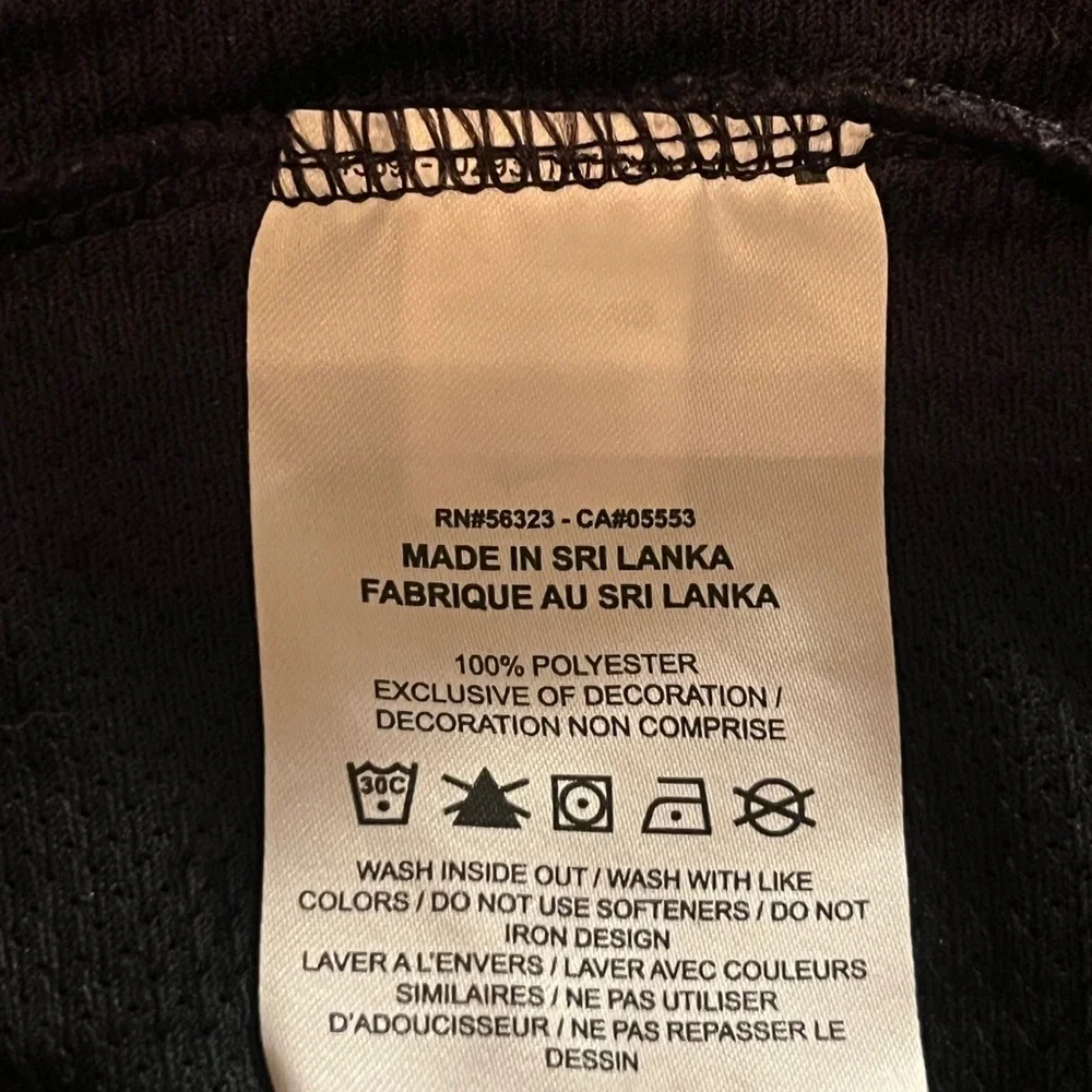 Nike Black Tee with White Swoosh